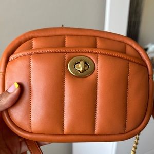 Coach Quilted Leather Camera Bag